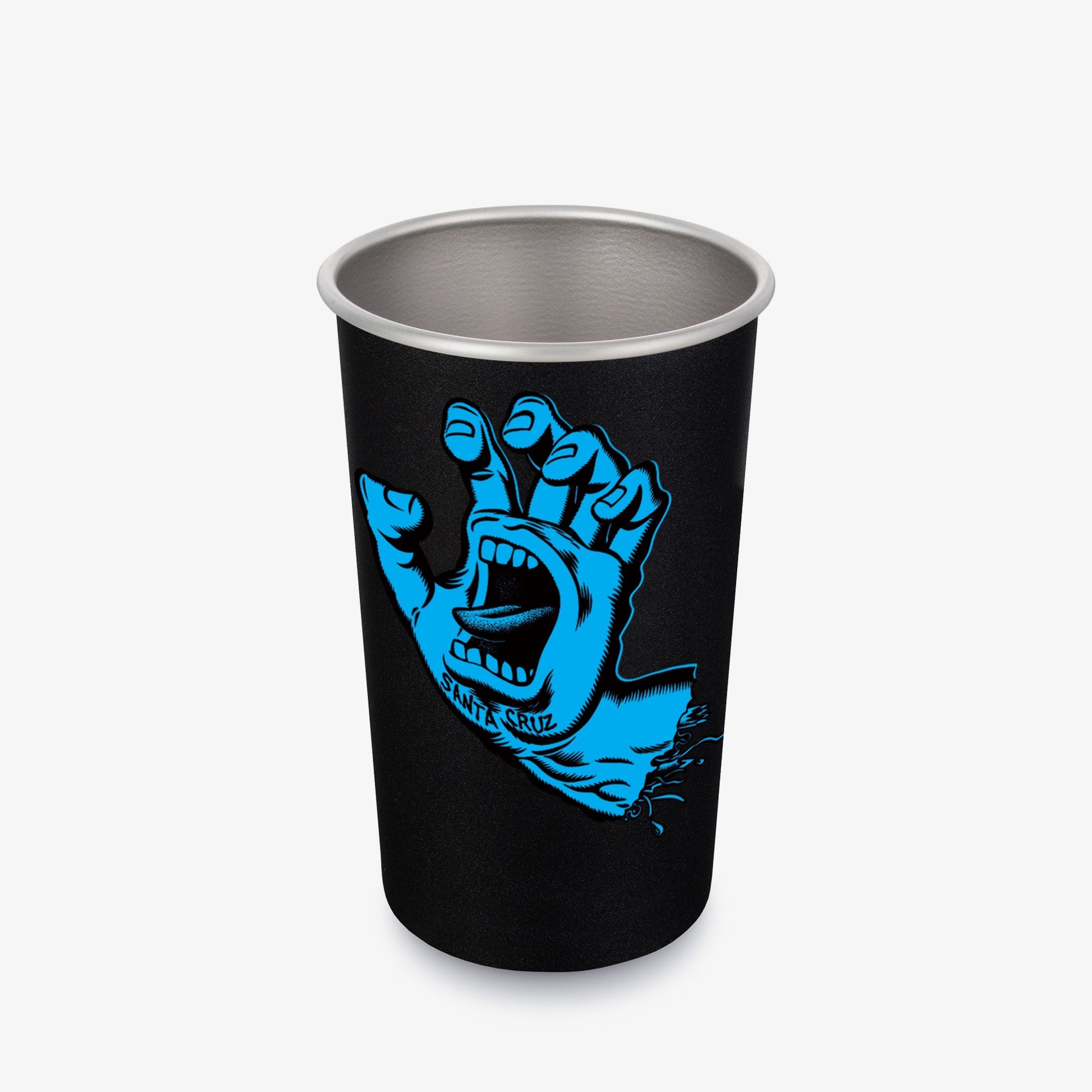 16oz-pint-cup-santa-cruz-k9 16oz_Pint_SantaCruz_Black_ScreamingHand.jpg