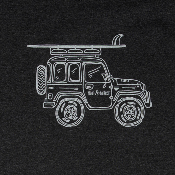 adventure-vehicle-t-shirt-r2 klean_shirt_jeep_front_closeup_lifestyle.jpg